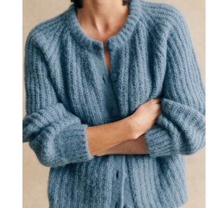 Sezane Emile Summer Blue Sweater